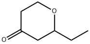 2-Ethyltetrahydro-4H-pyran-4-one Struktur