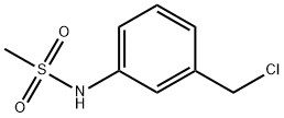 N-(3-CHLOROMETHYL-PHENYL)-METHANESULFONAMIDE Struktur