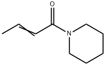 1-(1-oxobut-2-enyl)piperidine Struktur