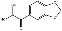 3,4-(METHYLENEDIOXY)PHENYLGLYOXAL HYDRATE Struktur