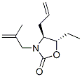 2-Oxazolidinone,5-ethyl-3-(2-methyl-2-propenyl)-4-(2-propenyl)-,(4S,5S)-(9CI) Struktur