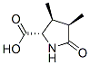 L-Proline, 3,4-dimethyl-5-oxo-, (3S,4R)- (9CI) Struktur