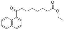 ETHYL 8-(1-NAPHTHYL)-8-OXOOCTANOATE Struktur