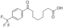 8-OXO-8-(4-TRIFLUOROMETHYLPHENYL)OCTANOIC ACID Struktur