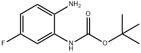 (2-AMINO-5-FLUORO-PHENYL)-CARBAMIC ACID TERT-BUTYL ESTER Struktur