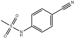 4-(METHANESULFONYLAMINO)BENZONITRILE Struktur