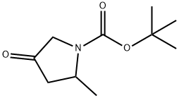 2-甲基-4-氧代-1-吡咯烷羧酸叔丁酯, 362706-25-0, 結(jié)構(gòu)式