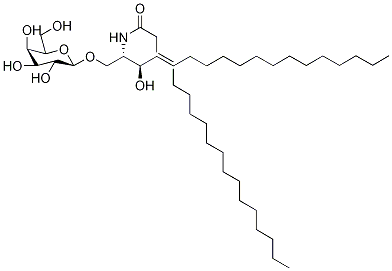 N-stearoyl cerebroside Struktur