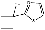 Cyclobutanol, 1-(2-thiazolyl)- (9CI) Struktur