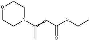 3-MORPHOLIN-4-YL-BUT-2-ENOIC ACID ETHYL ESTER Struktur