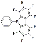 1,2,3,4,5,6,7,8-Octafluoro-9-phenyl-9-phospha-9H-fluorene Struktur