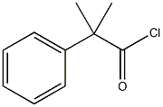 2-methyl-2-phenylpropanoyl chloride Struktur