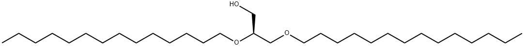 1,2-O-Ditetradecyl-rac-glycerol Struktur