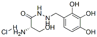 2'-(2,3,4-trihydroxybenzyl)-L-serinohydrazide hydrochloride Struktur