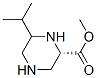 2-Piperazinecarboxylicacid,6-(1-methylethyl)-,methylester,(2S)-(9CI) Struktur