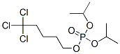 Phosphoric acid diisopropyl 5,5,5-trichloropentyl ester Struktur