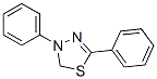 3,5-Diphenyl-2,3-dihydro-1,3,4-thiadiazole Struktur