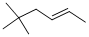 5,5-DIMETHYL-2-HEXENE Struktur