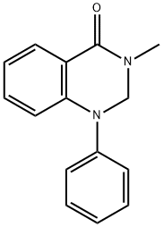 2,3-Dihydro-3-methyl-1-phenylquinazolin-4(1H)-one Struktur