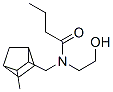 N-(2-Hydroxyethyl)-N-[(3-methyl-2-norbornyl)methyl]butyramide Struktur