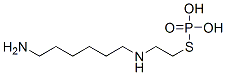 Phosphorothioic acid S-[2-[(6-aminohexyl)amino]ethyl] ester Struktur