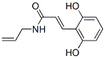 2-Propenamide, 3-(2,6-dihydroxyphenyl)-N-2-propenyl- (9CI) Struktur