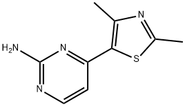 4-(2,4-DIMETHYL-1,3-THIAZOL-5-YL)PYRIMIDIN-2-AMINE Struktur