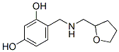 1,3-Benzenediol, 4-[[[(tetrahydro-2-furanyl)methyl]amino]methyl]- (9CI) Struktur