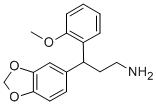 3-BENZO[1,3]DIOXOL-5-YL-3-(2-METHOXY-PHENYL)-PROPYLAMINE Struktur