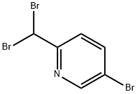 5-Bromo-2-(dibromomethyl)pyridine Struktur