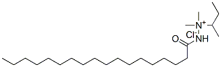 trimethyl[(1-oxooctadecyl)amino]propylammonium chloride  Struktur