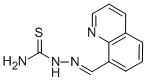 8-Quinolinecarbaldehyde thiosemicarbazone Struktur