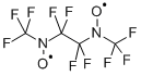 PERFLUORO-2,5-DIAZAHEXANE-2,5-DIOXYL Struktur