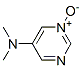 5-Pyrimidinamine, N,N-dimethyl-, 1-oxide (9CI) Struktur