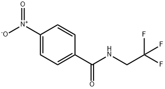 4-Nitro-N-(2,2,2-trifluoroethyl)benzamide Struktur