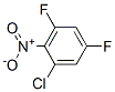 1-chloro-3,5-difluoro-2-nitrobenzene Struktur