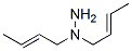 1,1-Di(2-butenyl)hydrazine Struktur