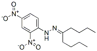 5-Nonanone 2,4-dinitrophenyl hydrazone Struktur