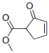 3-Cyclopentene-1-carboxylicacid,2-oxo-,methylester(9CI) Struktur