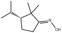 Cyclopentanone, 2,2-dimethyl-3-(1-methylethyl)-, oxime, (1E,3R)- (9CI) Struktur