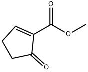 1-Cyclopentene-1-carboxylicacid,5-oxo-,methylester(9CI) Struktur