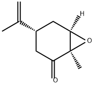 (1alpha,4alpha,6alpha)-(+)-1-methyl-4-(1-methylvinyl)-7-oxabicyclo[4.1.0]heptan-2-one Struktur