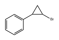 1-Bromo-2-phenylcyclopropane Struktur