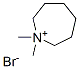 N,N-Dimethylazacycloheptanium bromide Struktur