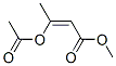 methyl 3-(acetoxy)-2-butenoate Struktur