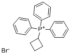 CYCLOBUTYLTRIPHENYLPHOSPHONIUM BROMIDE Struktur