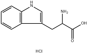 DL-Tryptophan, Monohydrochloride Struktur