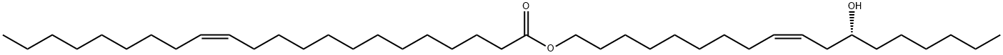 (Z)-12-hydroxyoctadec-9-enyl [R-(Z)]-docos-13-enoate Struktur