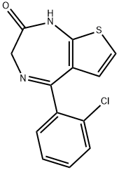 5-(2-chlorophenyl)-1,3-dihydro-2H-thieno(2,3-e)(1,4)diazepin-2-one