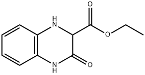 Ethyl 3-hydroxy-1,2-dihydroquinoxaline-2-carboxylate Struktur